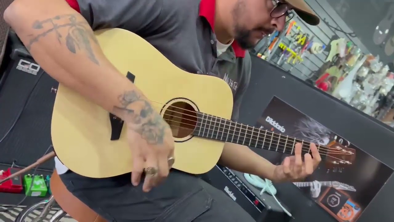 PERFEITO para viagens! Violão Baby Phx PXB-02 traveller Natural Elétrico com afinador