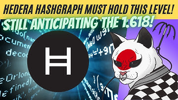 HBAR MUST HOLD THIS LEVEL! HEDERA HASHGRAPH PRICE PREDICITION!