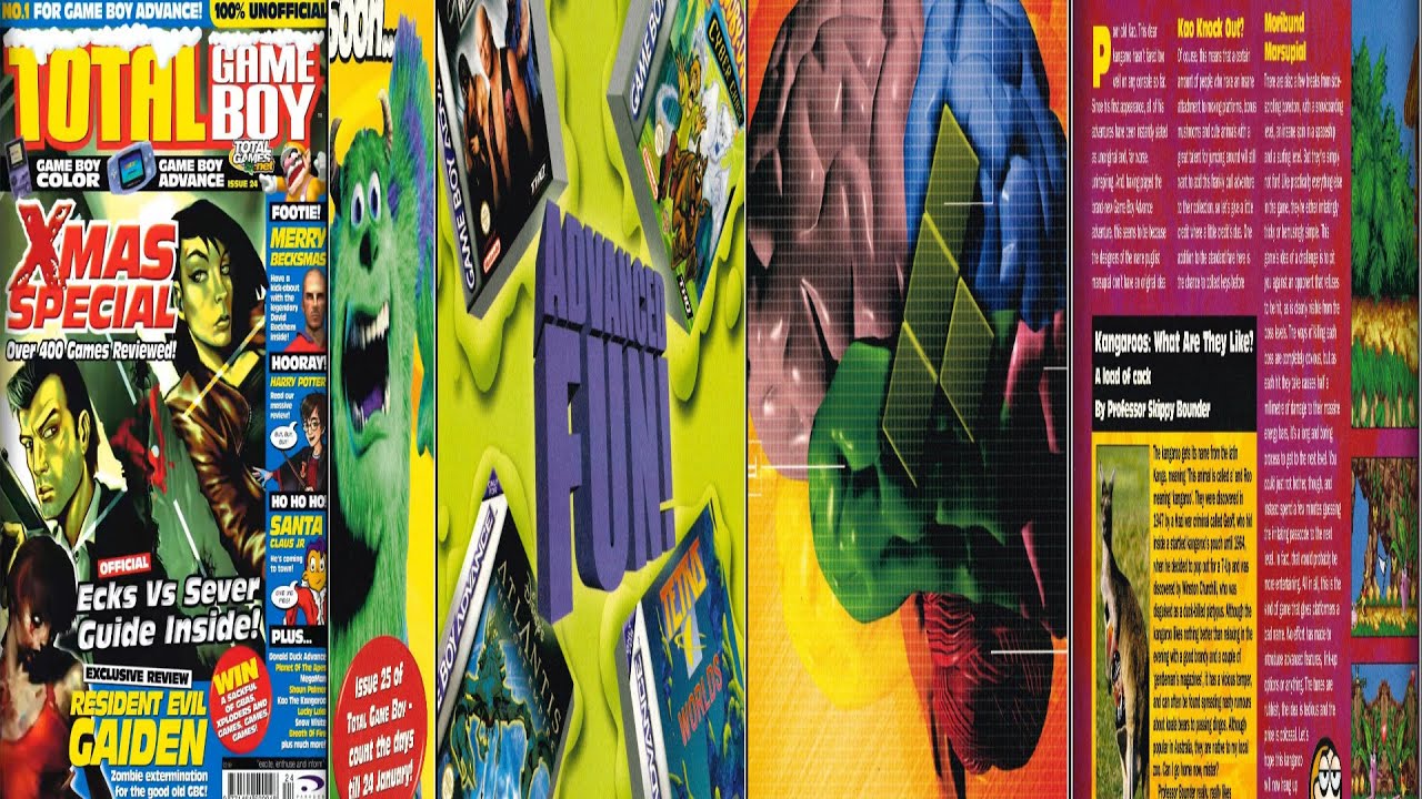 SAVE RETRO MAGAZINES FROM OBLIVION ATTRACT MODE ISSUE 3 TOTAL GAMEBOY COLOR ADVANCE XMAS SPECIAL