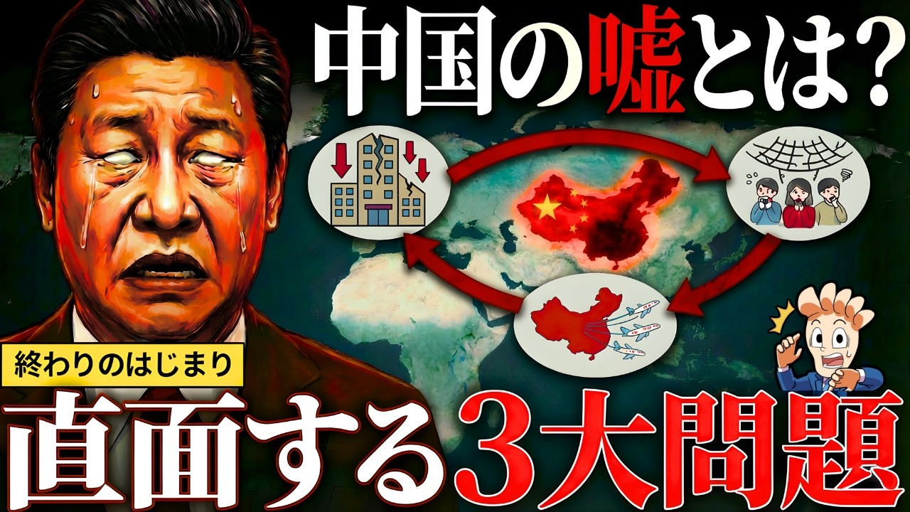 【成長率5％は本当か？】中国が直面している大問題を解説します。