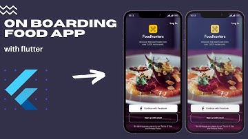 Flutter OnBoarding Food App