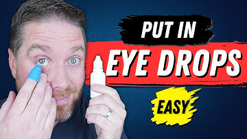 How To Put In Eye Drops Easy! - 3 Pro Tips! (Eye Drop Tutorial)