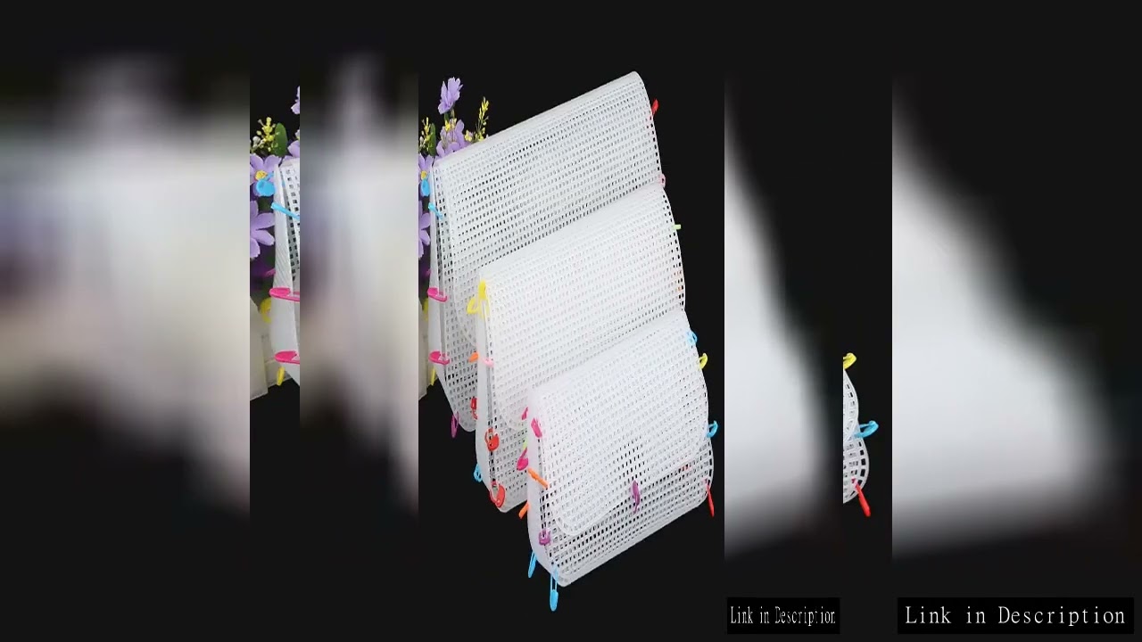 Plastic Weaving Plastic Mesh Cloth For Bag Making DIY Handcraft Bags Weaving Material Latch Hook Bag