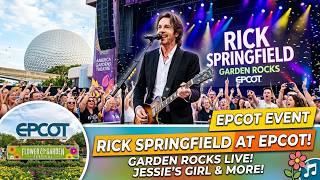 Can she Handle Cosmic Rewind? 🎢 + Rick Springfield Live at EPCOT!