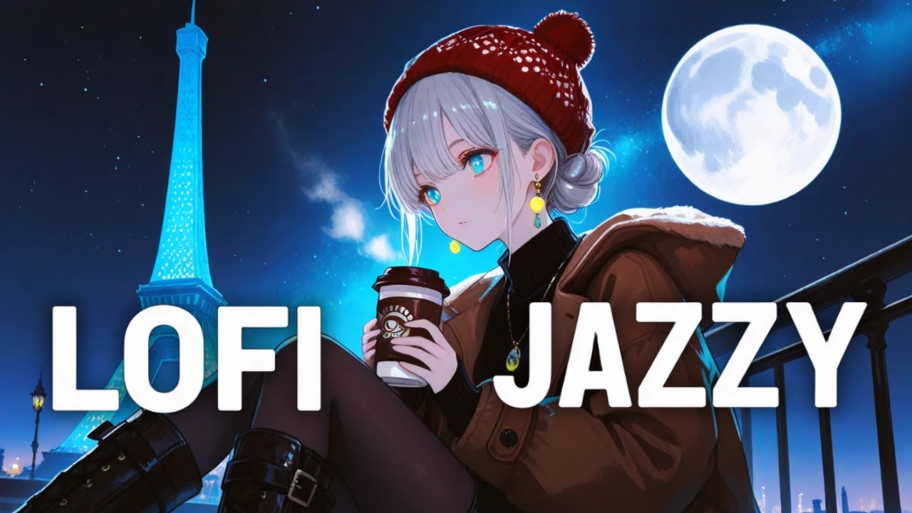 Lofi Jazz Mix - Female Vocals | Midnight Mood – Moonlit Paris Longing