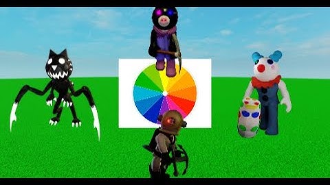 ROBLOX PIGGY RANDOM MAP, SKIN AND TRAP CHALLENGE PART 1!! (Roblox Piggy Build Mode)