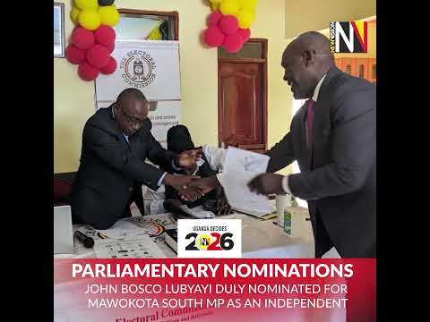 ParliamentaryNominations John Bosco Lubyayi Nominated For Mawokota South MP