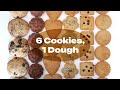 1 dough 6  cookies  quick and easy cookie recipes  akudos kitchen