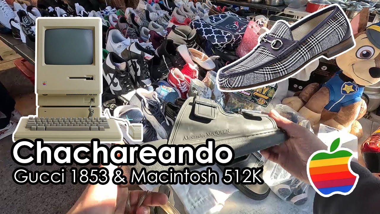 Chachareando Gucci Vintage y Computadora Macintosh 512K