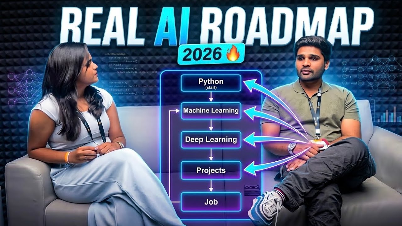 Complete AI/ML Roadmap 2026 (From an AI Engineer)👩🏻‍💻 - YouTube
