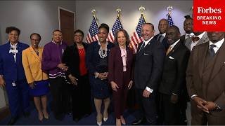 JUST IN: Hakeem Jeffries, Congressional Black Caucus Hold Press Briefing On Trump Policies