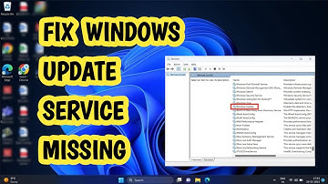 Fix Windows Update Service Missing (EASY)