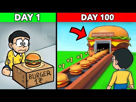 Nobita Opened Burger Shop in Roblox 🤑
