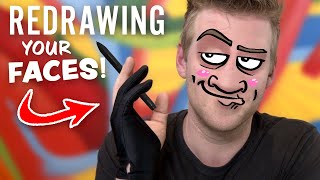 I FIXED your FACES!! - Redrawing my Fans Faces in Photoshop
