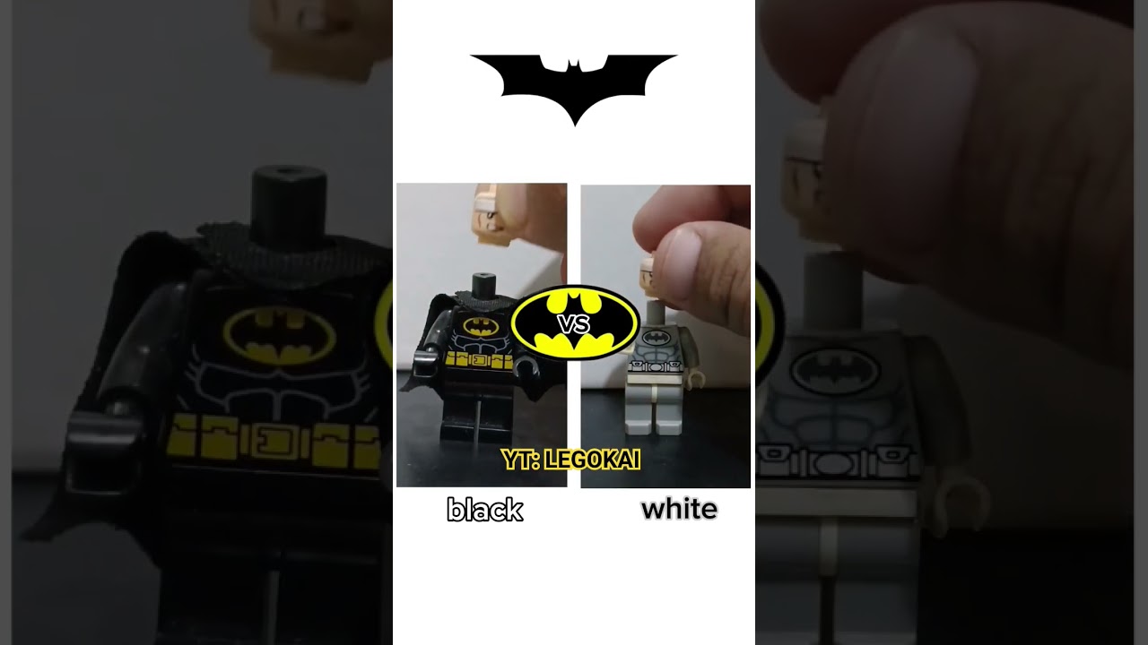 minifigure Batman black and white 