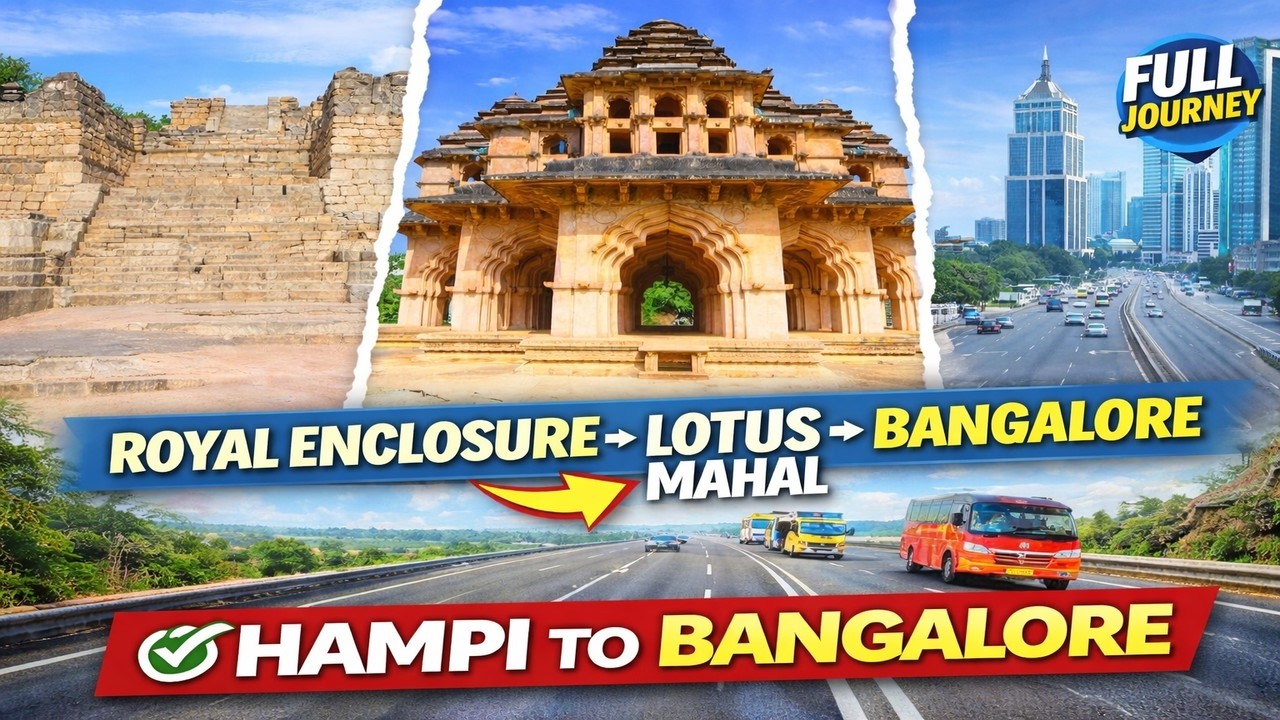 Hampi Series Finale ❤️ From Royal Glory to Ruins | Complete Journey in Hindi #hampi #india