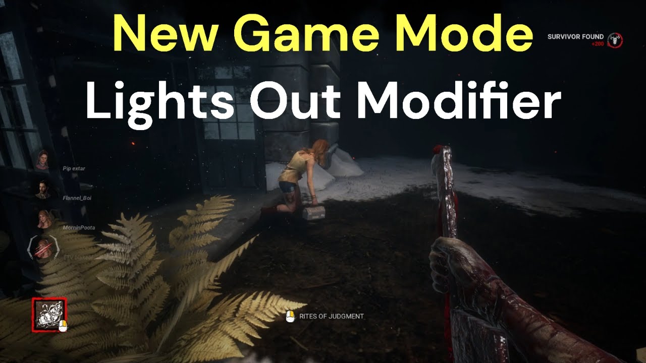 Lights Out Modifier (No Perks, No Items) | Dead by Daylight - YouTube