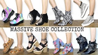 HUGE SHOE COLLECTION 2017 + try on / Kallie Kaiser