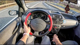 2000 Fiat Punto [1.2 I 60HP] |0100| POV Test Drive #1539 Joe Black