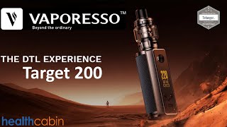 Vaporesso Target 200 Mod Kit With iTank Atomizer 8ml - HealthCabin - Vape Review - Unboxing