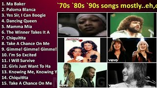 `70s `80s `90s songs mostly..eh,oldies,romantic old songs,disco _))) ~ Oldies But Goodies Non St