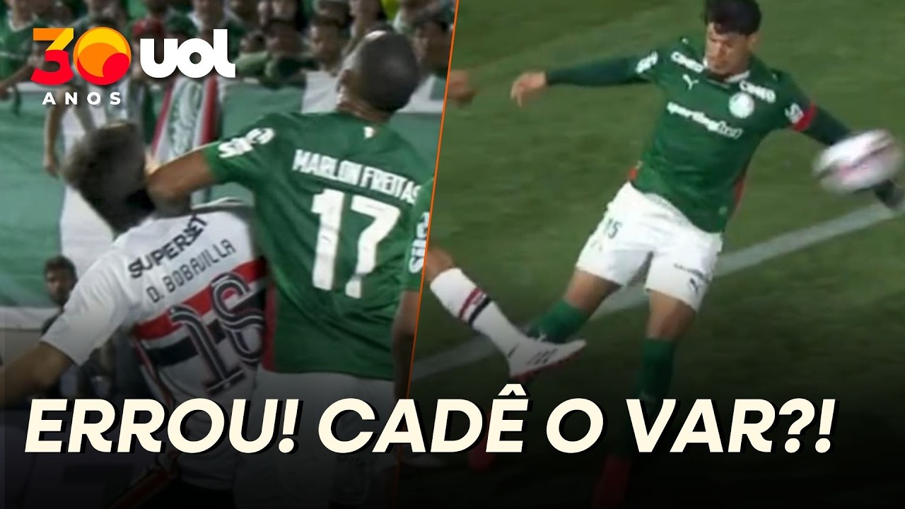 PALMEIRAS X SÃO PAULO CHEIO DE POLÊMICAS! PVC, CASAGRANDE E JULIO GOMES DEBATEM ARBITRAGEM!