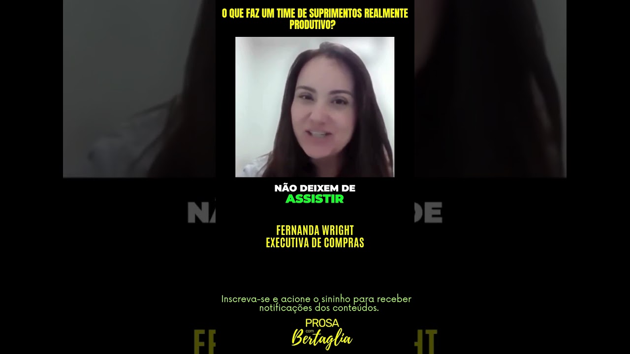 Prosa com Bertaglia:  Estratégias e Táticas de Compras! | FERNANDA WRIGHT
