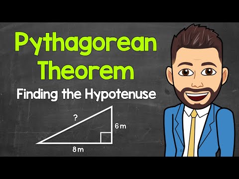 Video: Wat is de lengte van de hypotenusa van de driehoek?