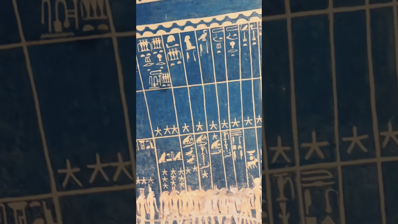エジプト旅行記⑩王家の谷─セティ1世墓、3200年前の下絵
