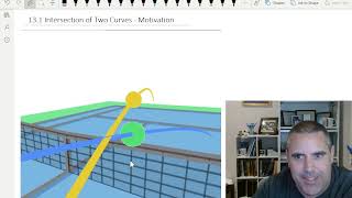 Collisions of Served Tennis Balls - Motivating ideas in the intersection of curves