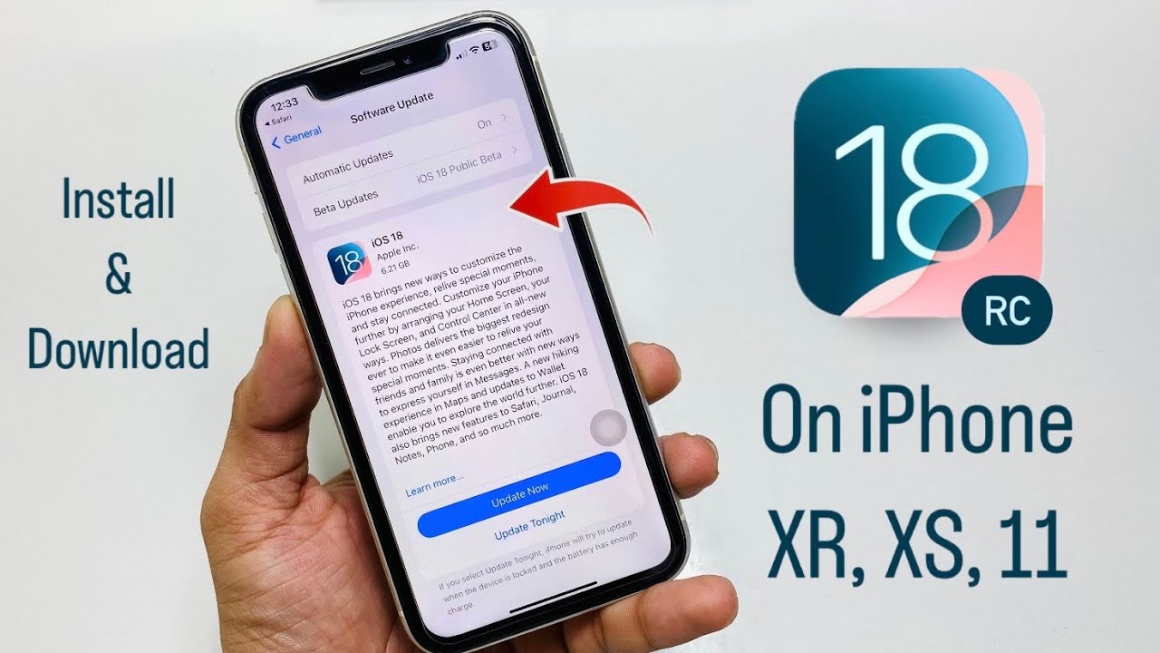 How to Get iOS 18 RC Update on any iPhone - Install iOS 18 RC Update on ...