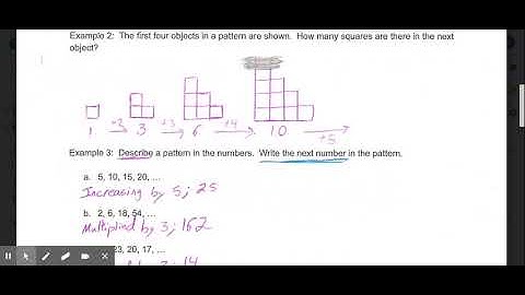 2.1 Use Inductive Reasoning Video Lesson Geometry