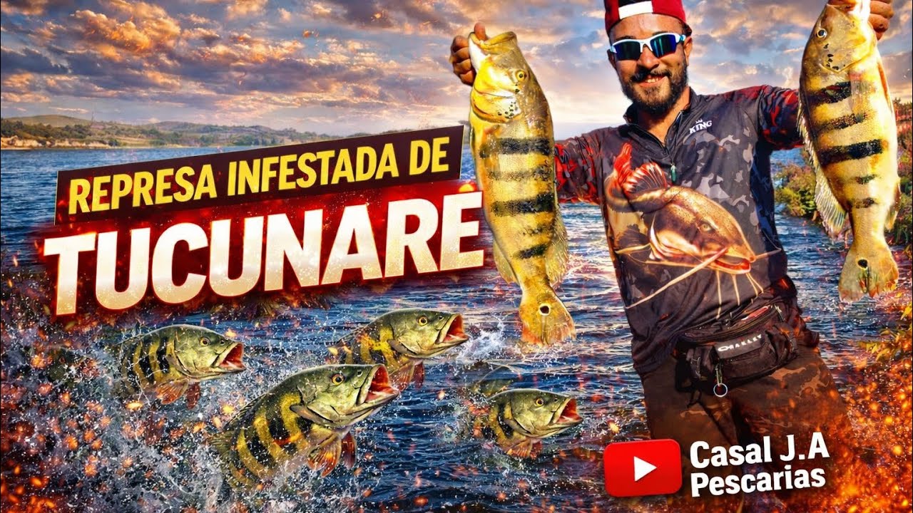 Tucunaré amarelo, muito tucunaré amarelo 🎣