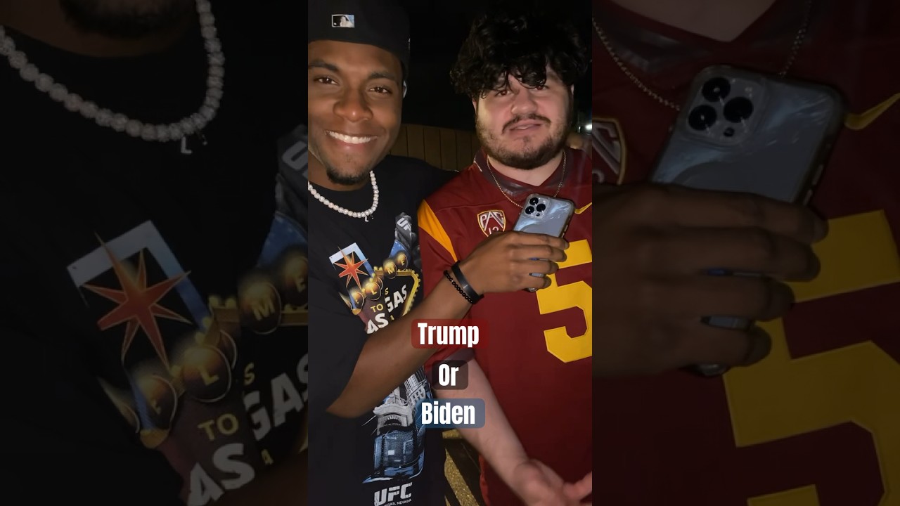 Asking Randoms in Las Vegas Trump or Biden 