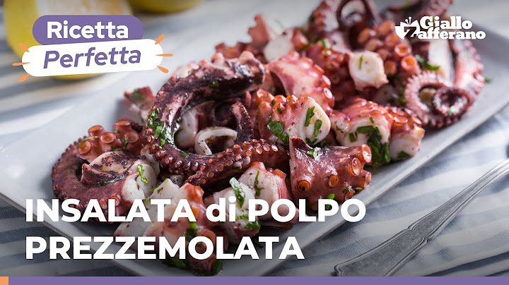 INSALATA di POLPO PREZZEMOLATA: LA RICETTA INTRAMONTABILE !!! 🐙🌊💙