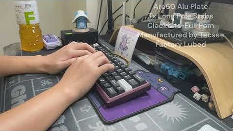 Arc60 Alu Plate /w Clackbits