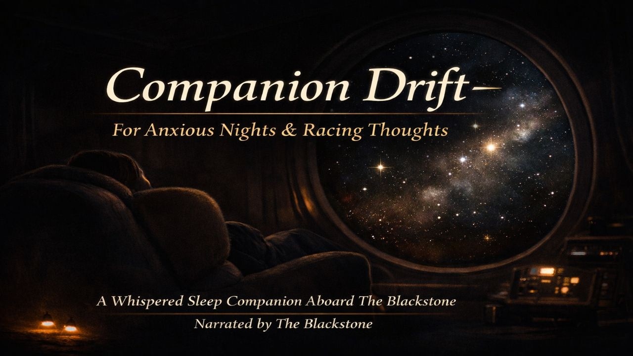 Deep Space Sleep Story for Insomnia & Anxiety | Companion Drift – Anxious Nights