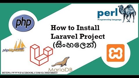 How to Install Laravel Project (Sinhala)