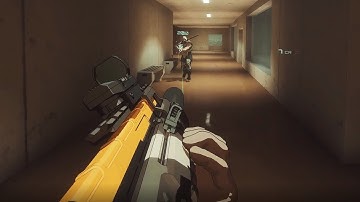 Out of Action (Indie FPS) - Development. Drifter jets testing.  WIP.