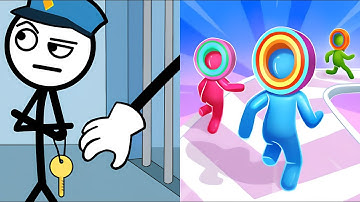 Thief Puzzle vs Layer Man 3D - All Levels Satisfying ASMR Gameplay (ios Android)