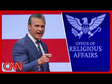 Hegseth announces new religious affairs office