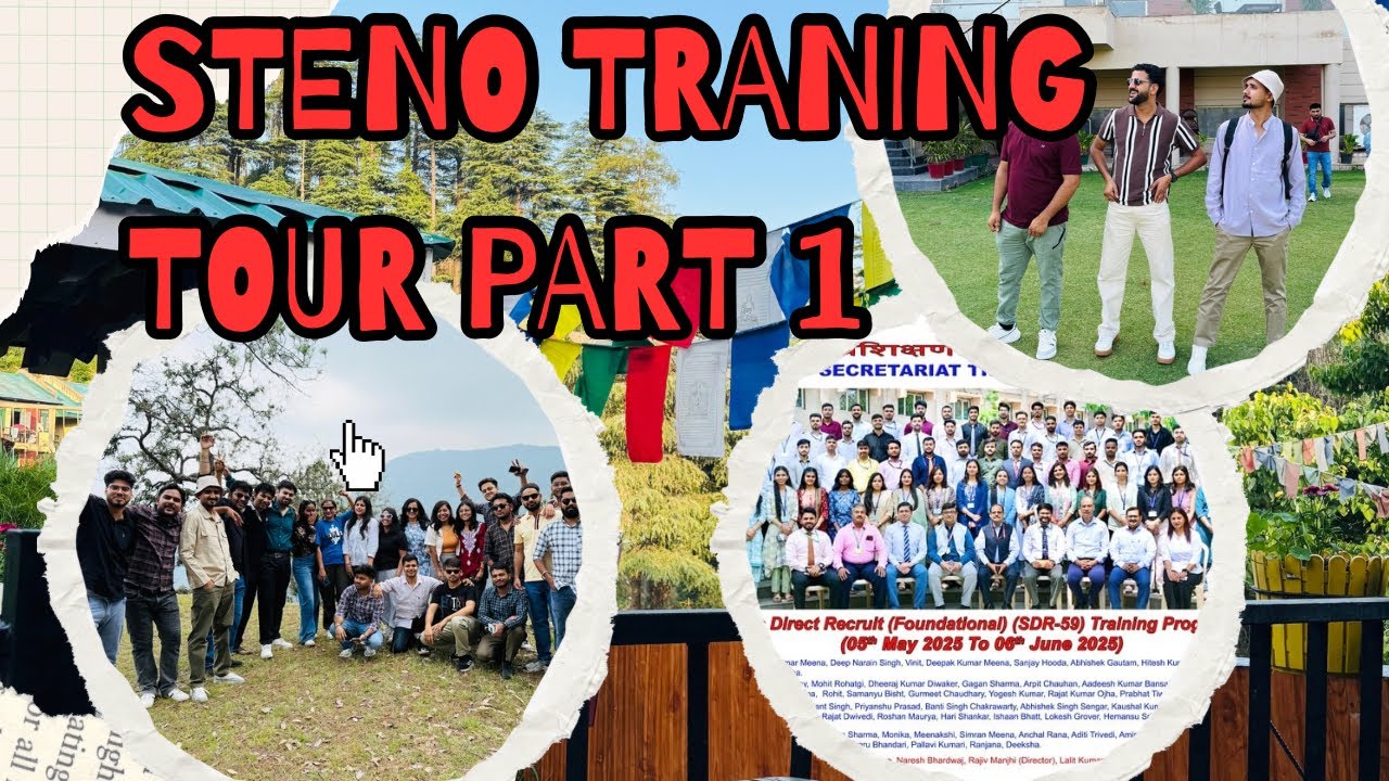 SSC STENOGRAPHER DOPT ￼FOUNDATION TRAINING / S￼TUDY TOUR / BHARAT DHARASHAN / SSCMATE NAKSH / 2025