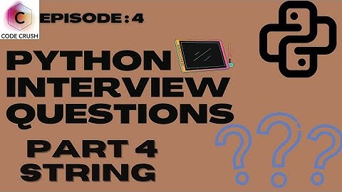 Python Interview Questions | Python Tutorial | Datatypes | String | String Slicing in python