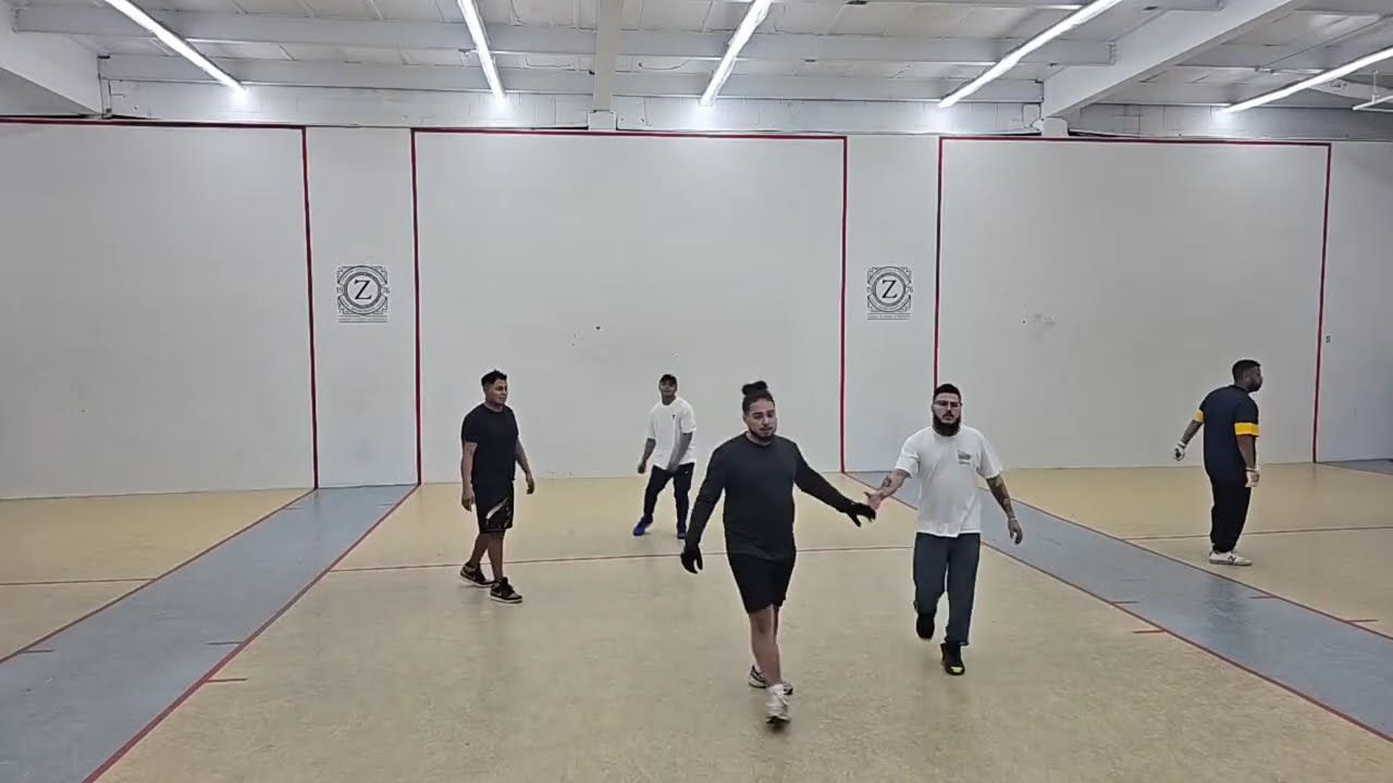 Zerega - Cuesta & Rico vs Macho & Jay R - Pick Up Doubles Handball Filmed By Shena - 1.5.2026