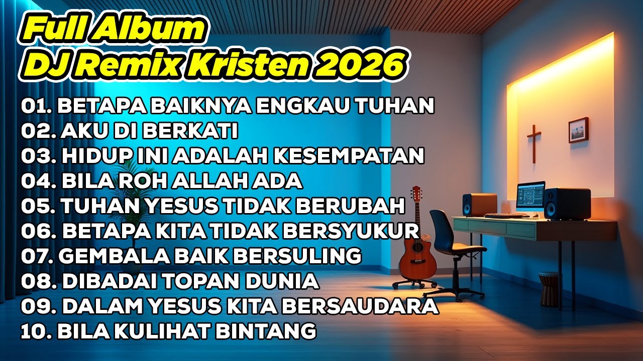 DJ REMIX ROHANI 2026💃BETAPA BAIKNYA ENGKAU TUHAN ✝️ AKU DIBERKATI ✝️ HIDUP INI ADALAH KESEMPATAN