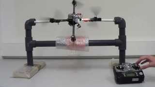 Celebrity Quadrotor en banco de pruebas de PVC - Quadrotor test bench Net Worth