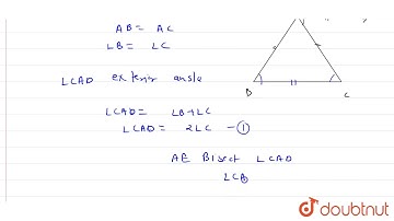 In the given figure, `DeltaABC` is an isosceles triangle in which AB=AC