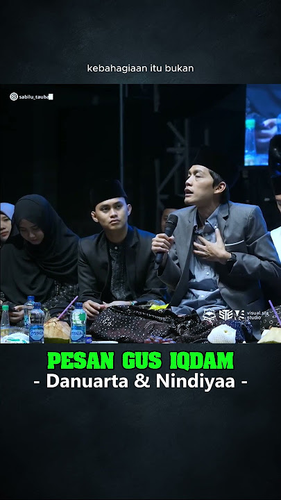 DANUARTA & Nindiyaa Resmi Menikah, Gus Iqdam Berpesan