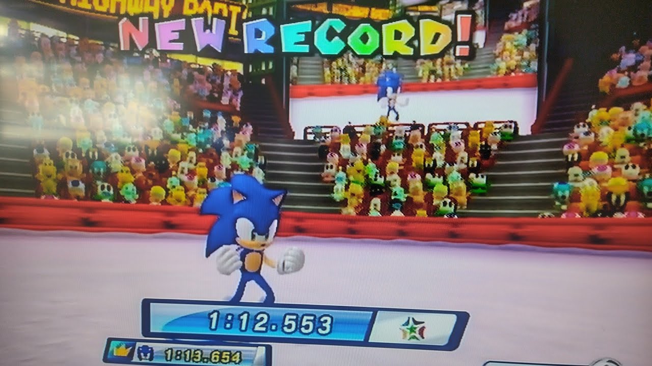 *No Glitch WR* Mario & Sonic at the Olympic Winter Games | Dream Snowboard Cross | 1min12s553ms [PB]