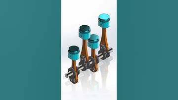 SolidWorks Training _ Part design✔️ #solidworks #shorts #crankshaft